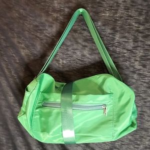 Neon green "square" bag